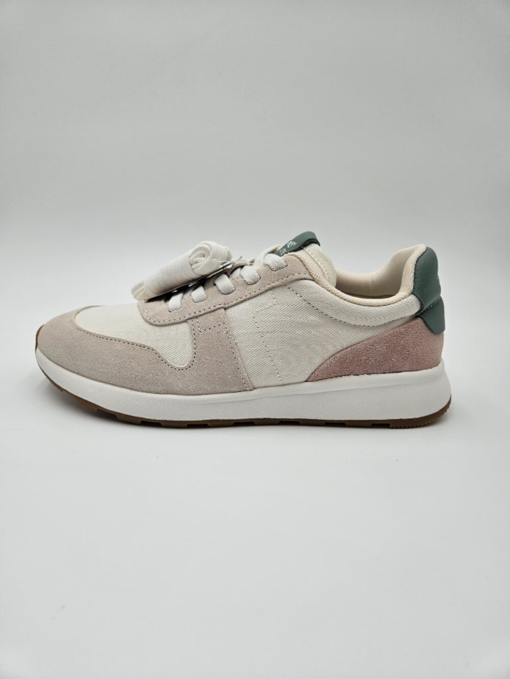 NWT TOMS Women’s TRVL LITE Retro Runner | Natural Egret Suede | Size 7.5 - Picture 6 of 12